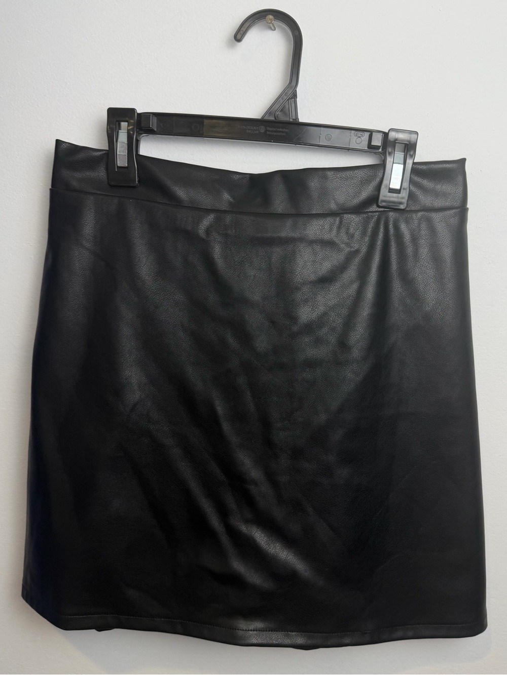THML Black Faux Leather Mini Skirt